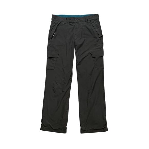 Eddie Bauer Pants Women 8 Black Polar Mid Rise Stretch Straight Leg Fleece Lined - Picture 1 of 13